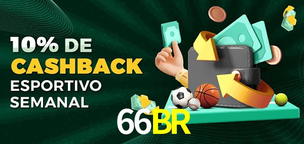 10% de bônus de cashback na 66BR